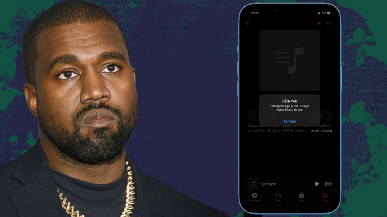 Apple Music, Kanye West'In Bir Oynatma Listesini Kaldırdı - Yerli Portal