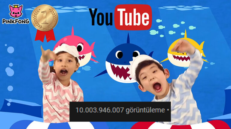 ‘Baby Shark’, YouTube’da 10 Milyar İzlenmeyi Geçen Birinci Görüntü