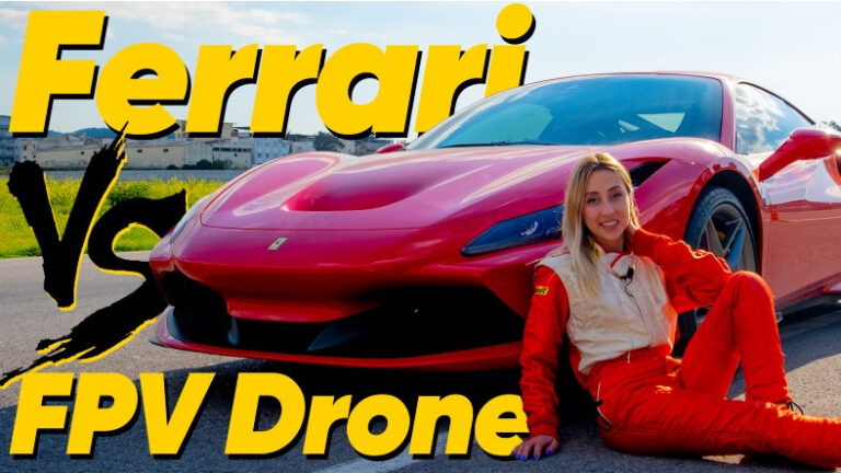 Ferrari F8 Tributo ile En Süratli Drone’u Kapıştırdık