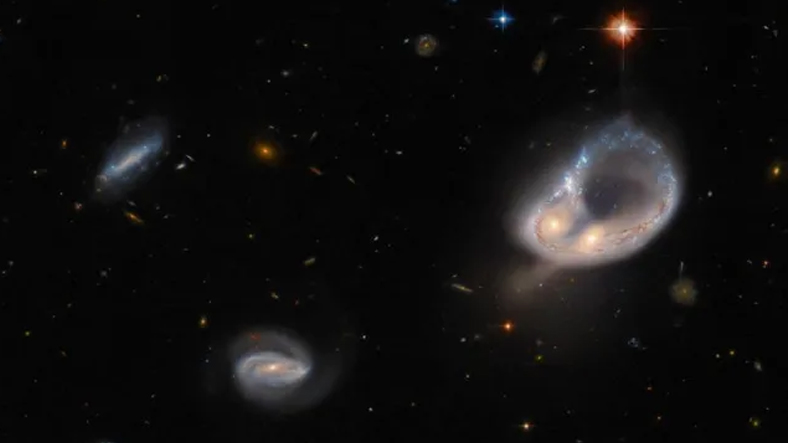 İmgesi Muazzam Bir Galaktik Çarpışma Kaydedildi - Yerli Portal