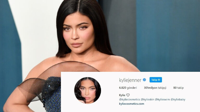 Kylie Jenner, Instagram’ın En Çok Takip Edilen Bayanı Oldu