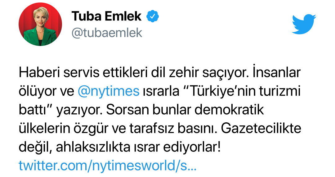 New York Times'In İstanbul Paylaşımı Reaksiyon Çekti - Yerli Portal