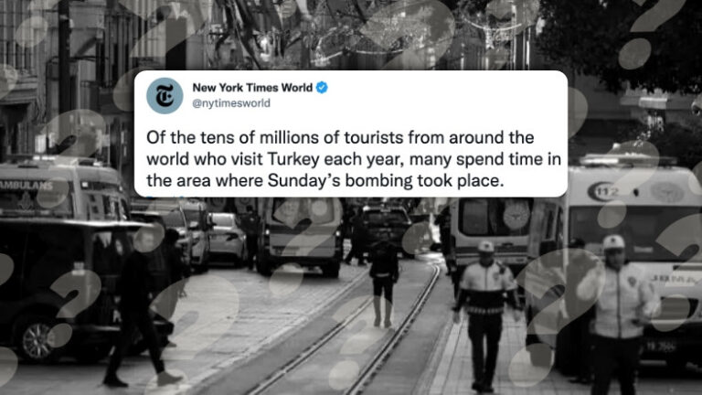 New York Times’ın İstanbul Paylaşımı Reaksiyon Çekti