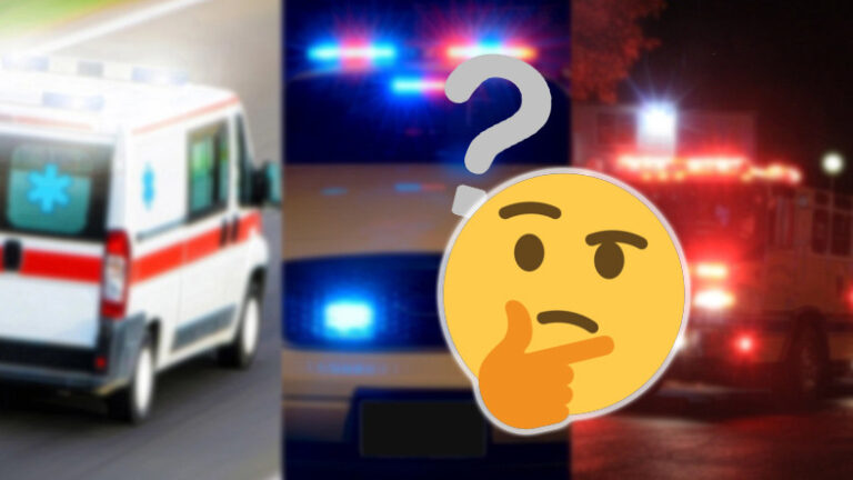 Polis, Ambulans Üzere Araçların Çakarları Neden Kırmızı-Mavi?