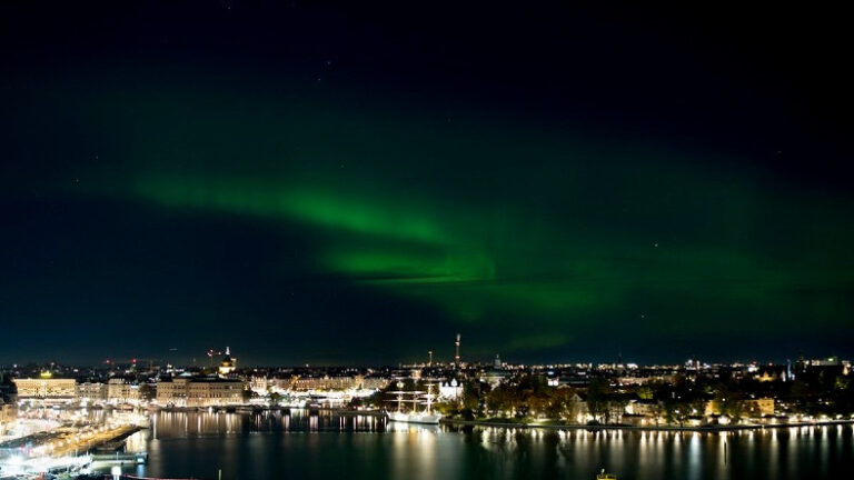 Stockholm’de Kuzey Işıkları Gözlemlendi