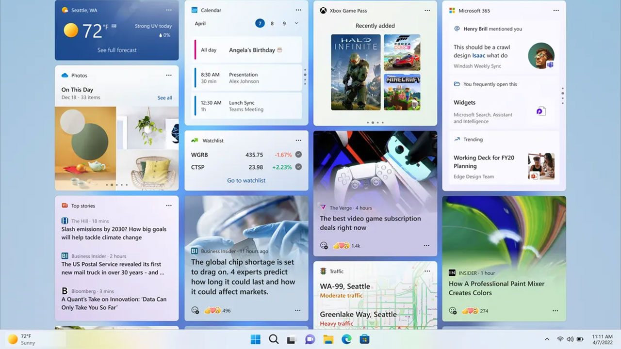 Windows 11 İçin Widget Geliştirme Kiti Yayınlandı - Yerli Portal